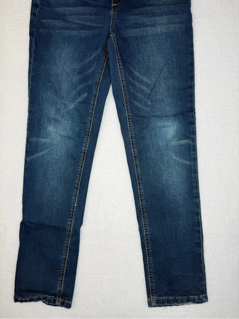Dark Wash Slim Straight Jeans - Blue Girls Youth Size 12